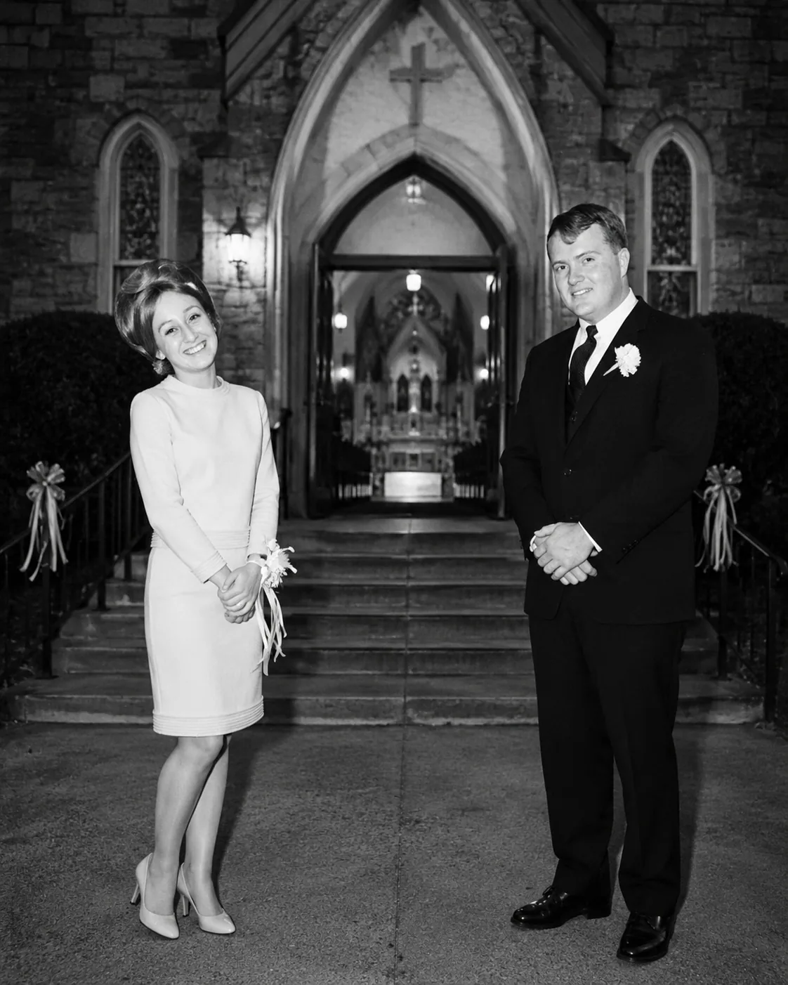 A historic wedding portrait from the supplied archive
