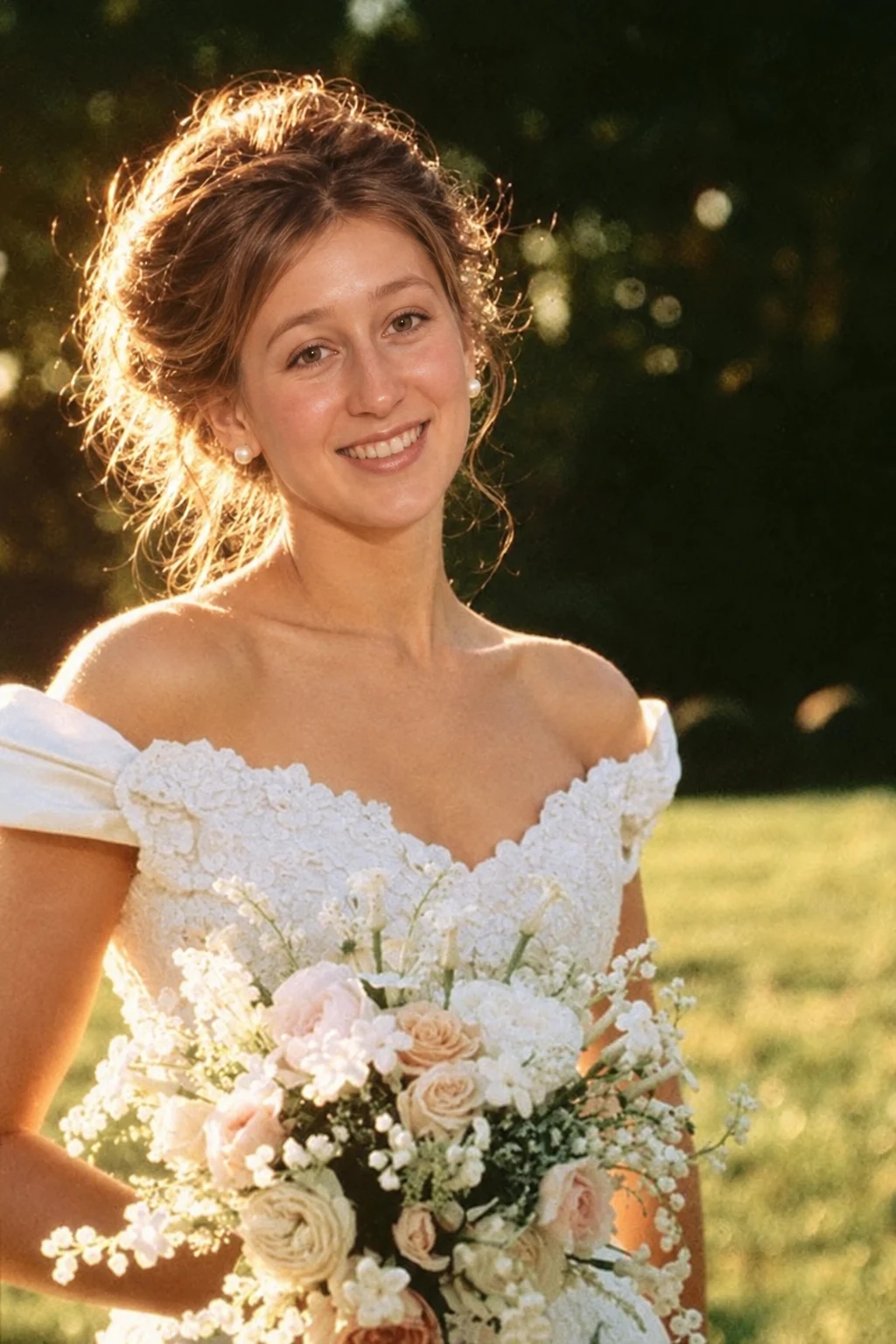 A commemorative bridal image used to illustrate the early years of a marriage