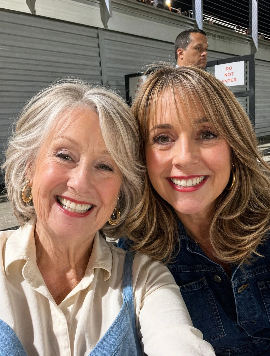 Brenda Gantt and her daughter smiling together