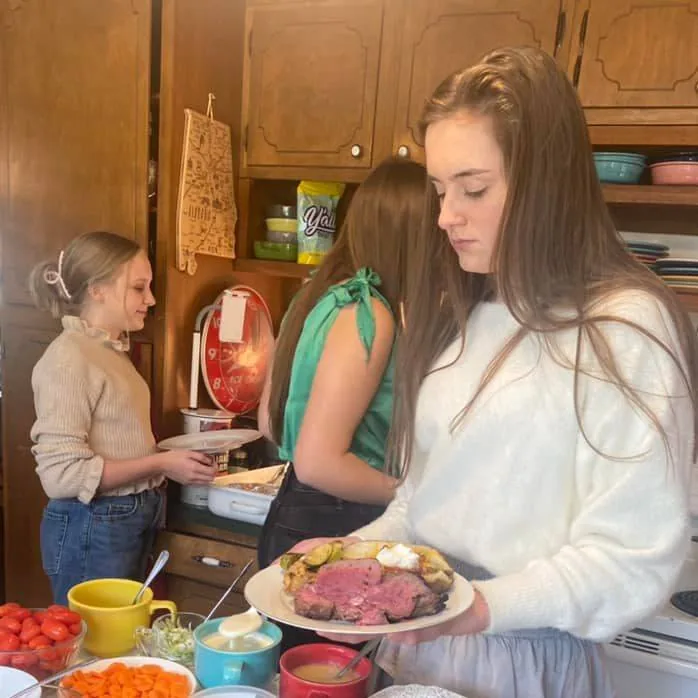 Cooking Alongside Family