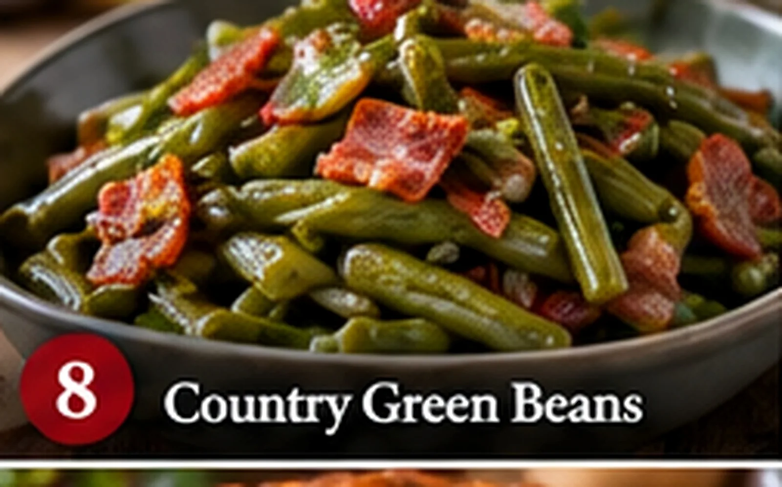 Country Green Beans finished dish