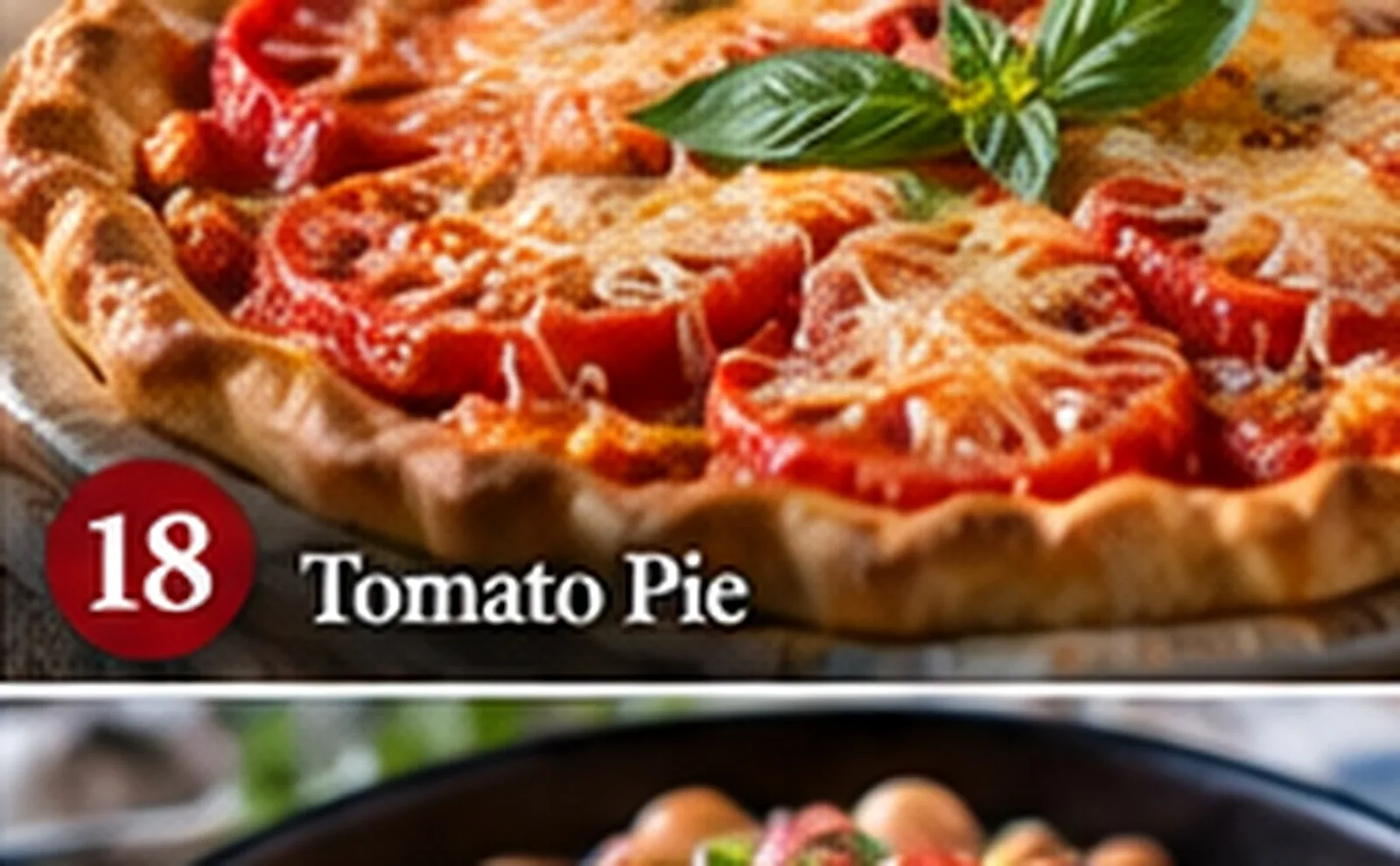 Tomato Pie finished dish